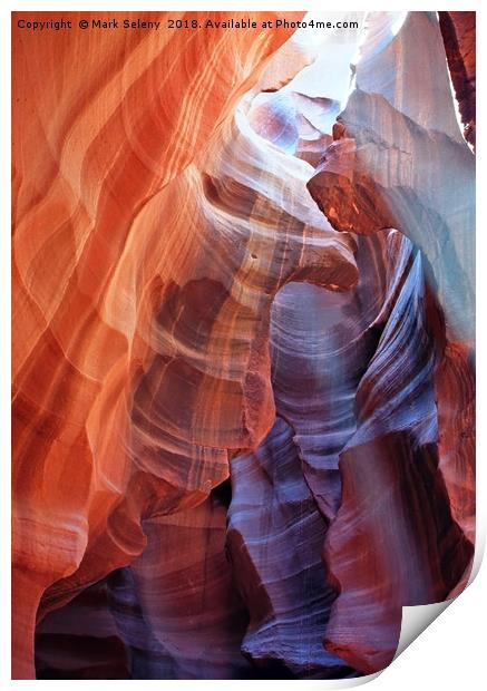 All colors of Antelope Canyon - 6 Print by Mark Seleny