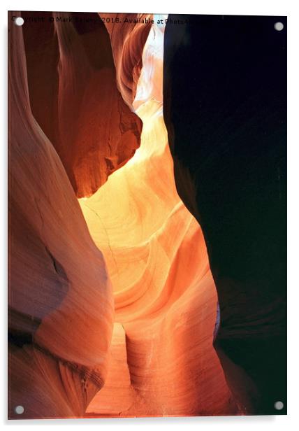 All colors of Antelope Canyon - 7 Acrylic by Mark Seleny
