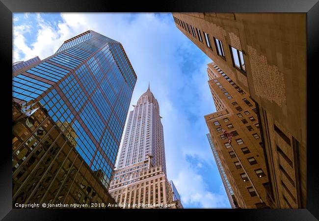 The Chrysler Building Framed Print by jonathan nguyen