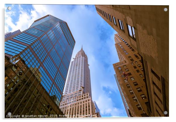 The Chrysler Building Acrylic by jonathan nguyen