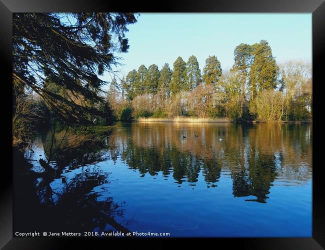          Tranquil Moments                       Framed Print by Jane Metters