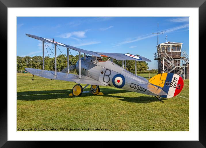 TVAL Sopwith 7F.1 Snipe replica E6655  Framed Mounted Print by Colin Smedley