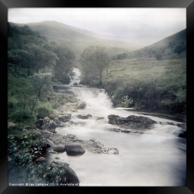 River Forsa, Isle of Mull, Scotland Framed Print by Lee Osborne