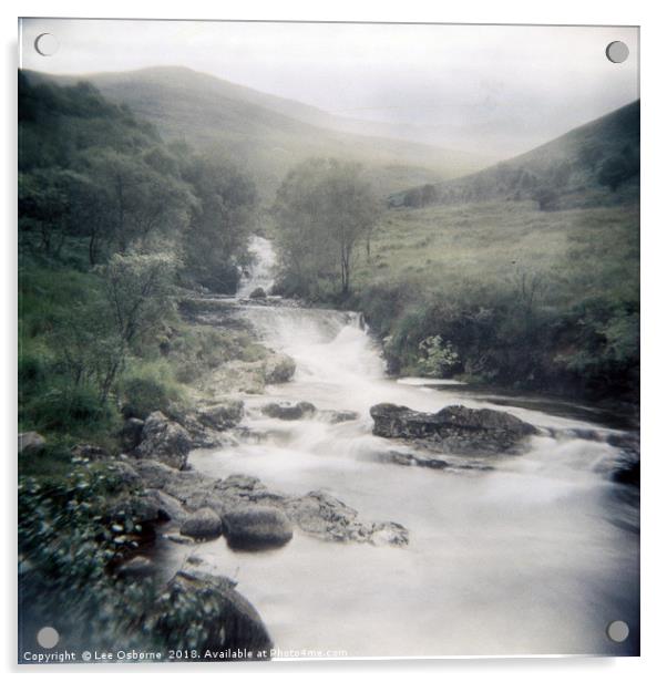 River Forsa, Isle of Mull, Scotland Acrylic by Lee Osborne