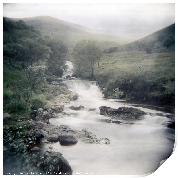 River Forsa, Isle of Mull, Scotland Print by Lee Osborne