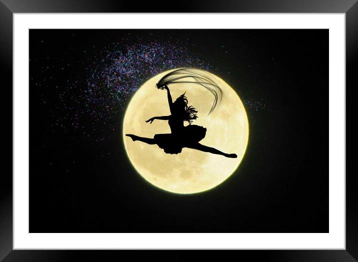 fantasy moon Framed Mounted Print by sue davies