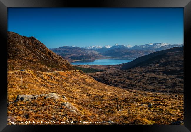 Look down upon Kylerhea #2 Framed Print by Richard Smith