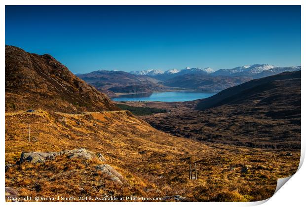 Look down upon Kylerhea #2 Print by Richard Smith
