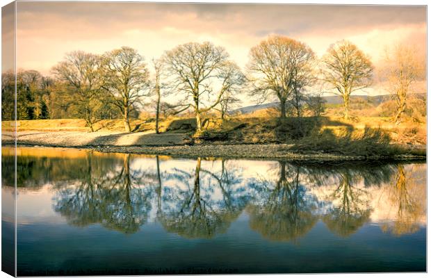 Winter's Day at Kirkby Lonsdale Canvas Print by Keith Douglas