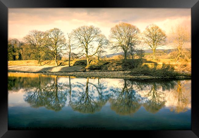 Winter's Day at Kirkby Lonsdale Framed Print by Keith Douglas