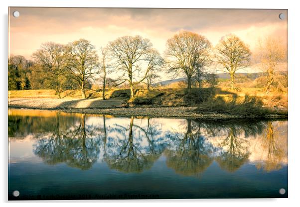 Winter's Day at Kirkby Lonsdale Acrylic by Keith Douglas