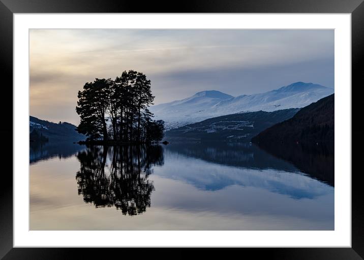 Gently into the Gloaming Framed Mounted Print by Gordon Sime