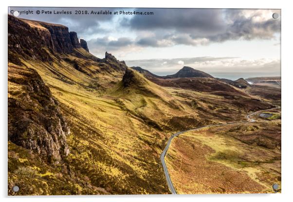 The Quiraing  Acrylic by Pete Lawless