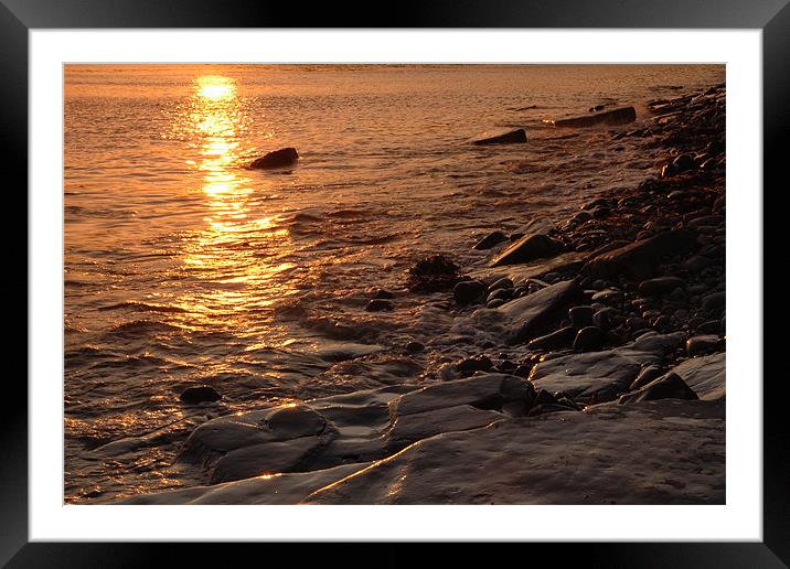 The last sunlight Framed Mounted Print by Graham Piper
