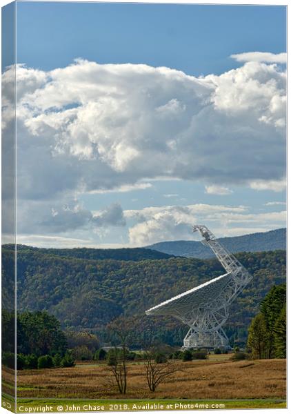 Green Bank Observatory Canvas Print by John Chase