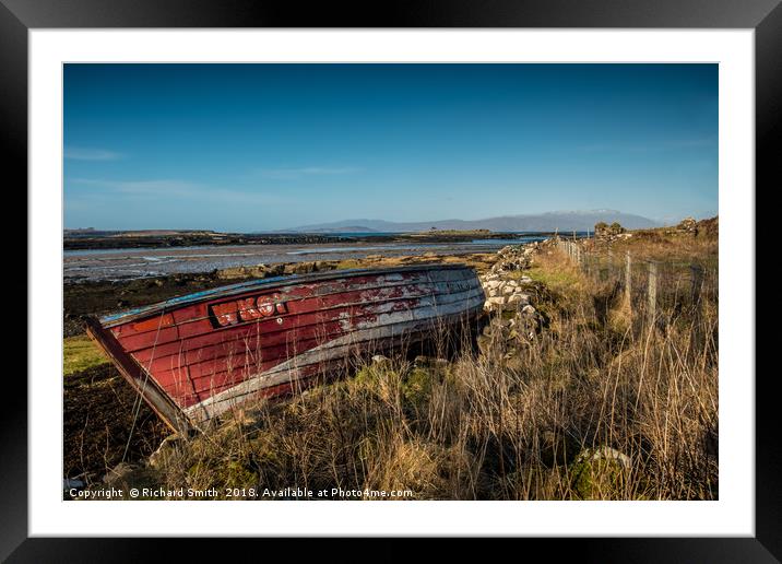 The wreck of WK61 #4 Framed Mounted Print by Richard Smith
