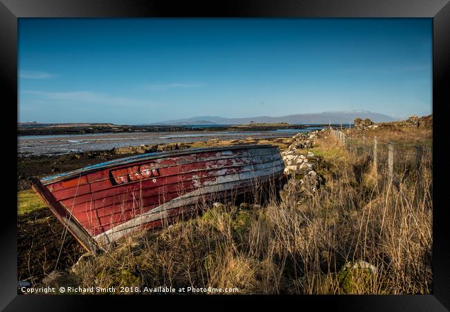 The wreck of WK61 #4 Framed Print by Richard Smith
