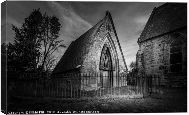 Strathblane Parish Church Canvas Print by Angela H