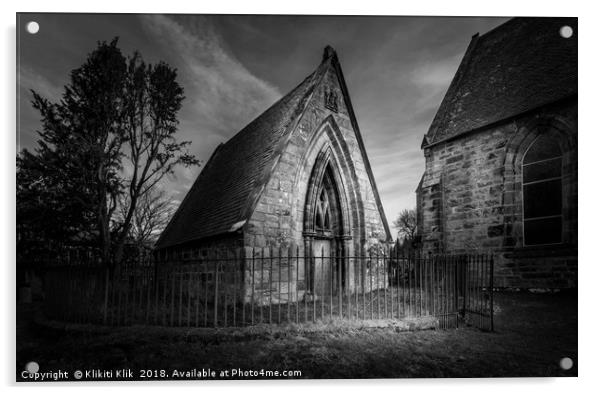 Strathblane Parish Church Acrylic by Angela H