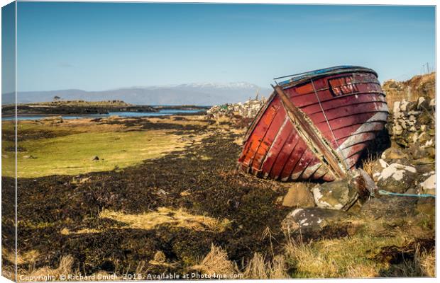The wreck of WK61 #5 Canvas Print by Richard Smith
