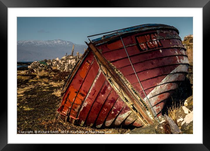 The wreck of WK61 #6 Framed Mounted Print by Richard Smith
