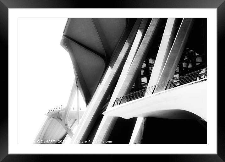 Modern architecture II Framed Mounted Print by DeniART 