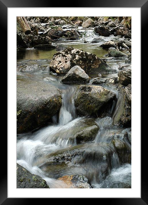 Welsh water Framed Mounted Print by Graham Piper