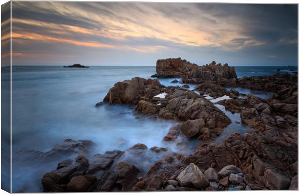 Guernsey Sunset   Canvas Print by chris smith