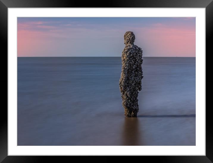 Another Place by Anthony Gormley Framed Mounted Print by Tony Keogh
