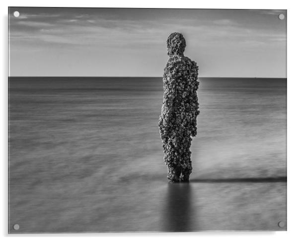 Another Place by Anthony Gormley Acrylic by Tony Keogh