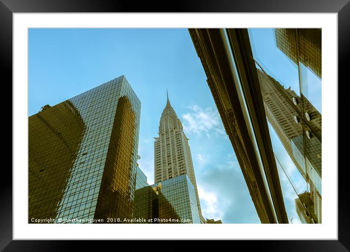 Chrysler Building 2 Framed Mounted Print by jonathan nguyen
