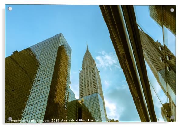 Chrysler Building 2 Acrylic by jonathan nguyen