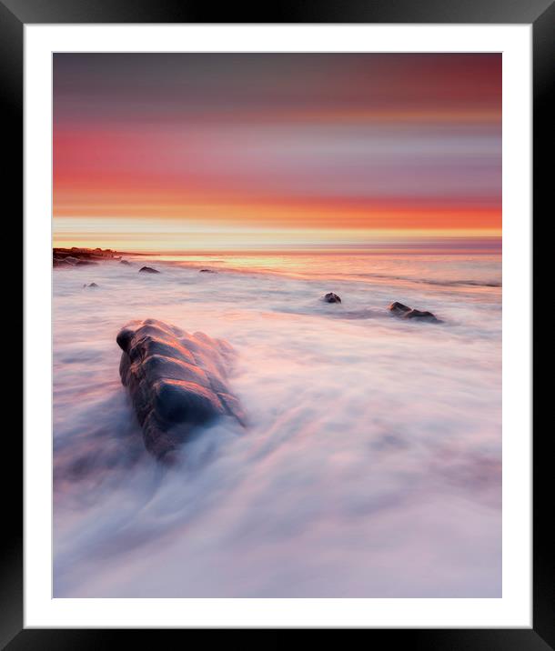 Pastel Dawn Framed Mounted Print by mark leader
