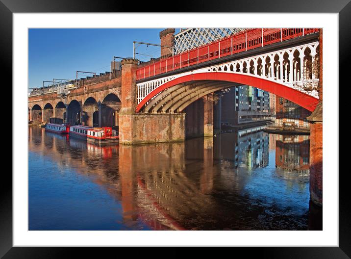 Colourful Castlefield Framed Mounted Print by David McCulloch