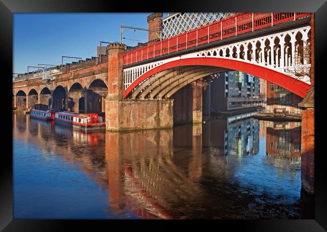Colourful Castlefield Framed Print by David McCulloch