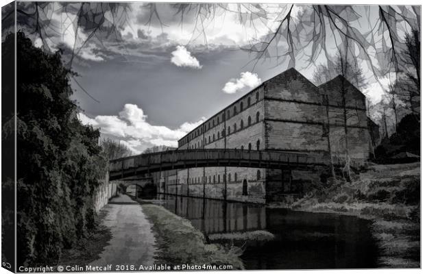 The Old Mill Canvas Print by Colin Metcalf