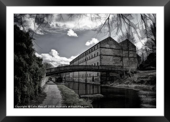 The Old Mill Framed Mounted Print by Colin Metcalf