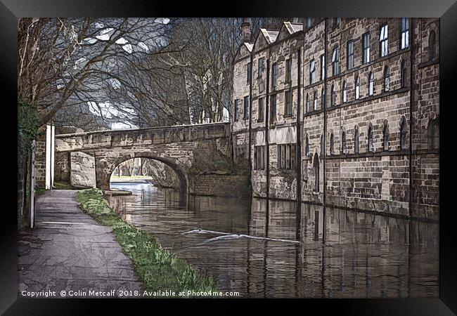 The Old Mill Framed Print by Colin Metcalf