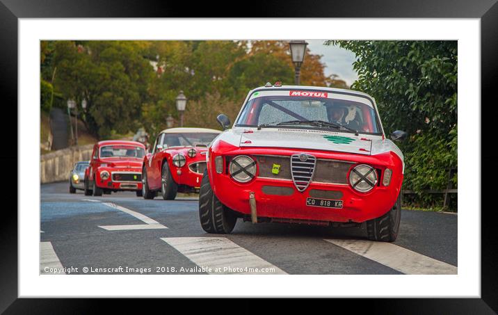Alfa Romeo Circuit Des Remparts  Framed Mounted Print by Lenscraft Images