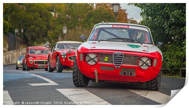 Alfa Romeo Circuit Des Remparts  Print by Lenscraft Images