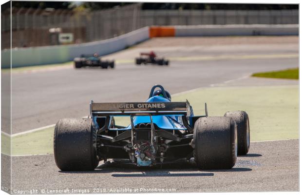 Ligier JS11/15 Circuit de Catalunya Canvas Print by Lenscraft Images