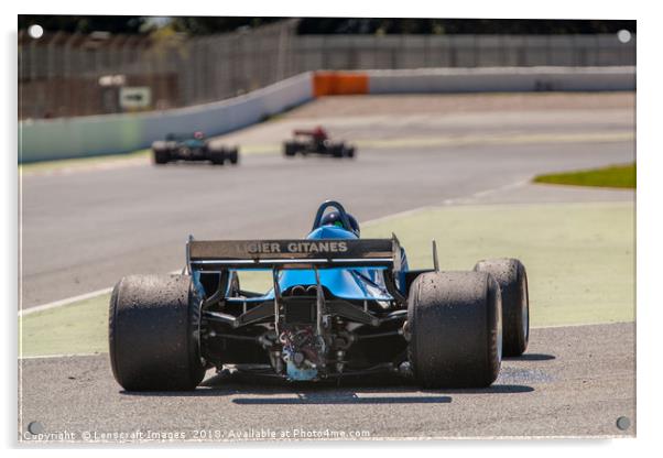Ligier JS11/15 Circuit de Catalunya Acrylic by Lenscraft Images