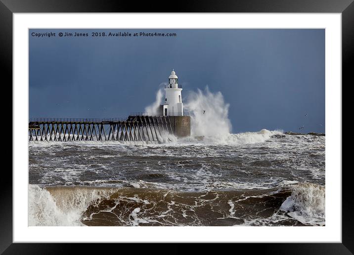 Stormy weather Framed Mounted Print by Jim Jones