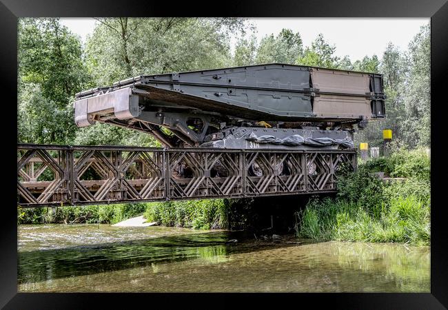 Sappers Titan carrying No10 Bridge Framed Print by Oxon Images