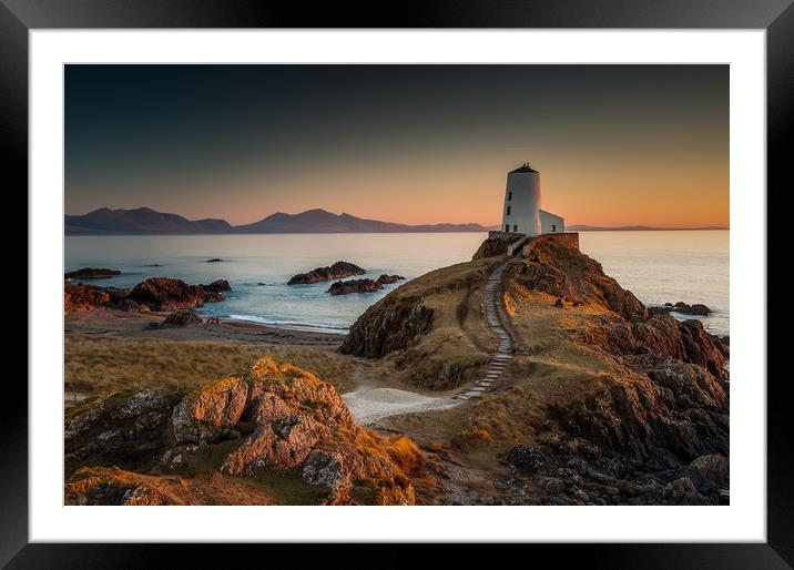 Twr Mawr Sunset #2 Framed Mounted Print by Paul Andrews