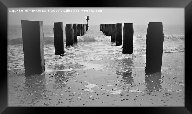    The Tide Waits for No One         Framed Print by Matthew Balls