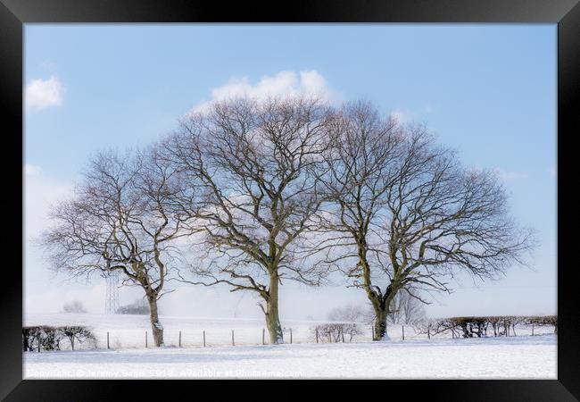 Majestic Winter Wonderland Framed Print by Jeremy Sage