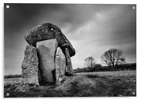 Trethevy Quoit                                     Acrylic by Helen Cullens