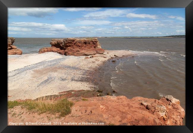 Hilbre Island High Tide  Framed Print by David Chennell