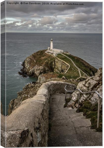 South Stack Moods Canvas Print by Dan Davidson